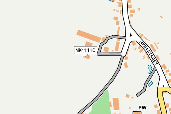 MK44 1HQ map - OS OpenMap – Local (Ordnance Survey) MK44 1HQ map - OS OpenMap – Local (Ordnance Survey)