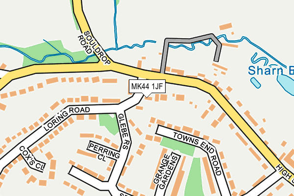 MK44 1JF map - OS OpenMap – Local (Ordnance Survey) MK44 1JF map - OS OpenMap – Local (Ordnance Survey)