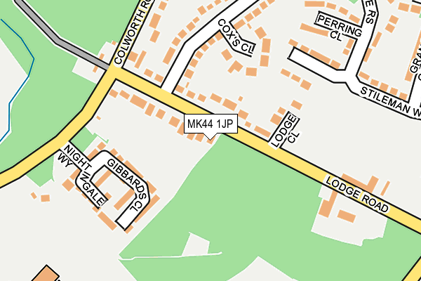 MK44 1JP map - OS OpenMap – Local (Ordnance Survey) MK44 1JP map - OS OpenMap – Local (Ordnance Survey)