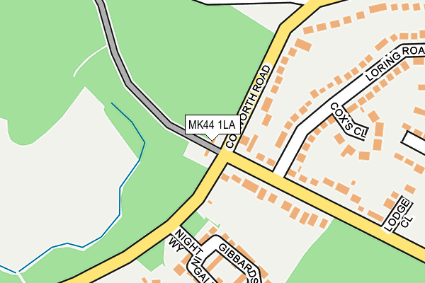 MK44 1LA map - OS OpenMap – Local (Ordnance Survey) MK44 1LA map - OS OpenMap – Local (Ordnance Survey)