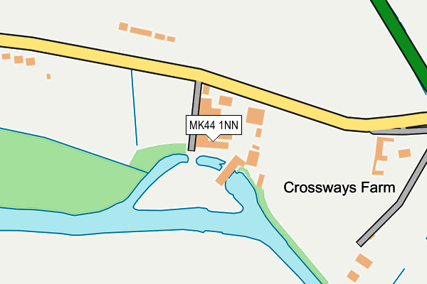 MK44 1NN map - OS OpenMap – Local (Ordnance Survey) MK44 1NN map - OS OpenMap – Local (Ordnance Survey)