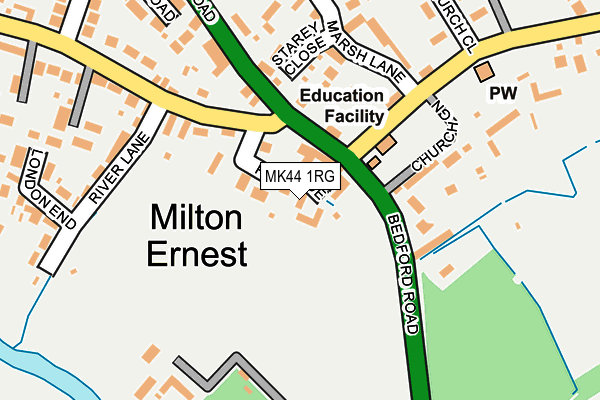 MK44 1RG map - OS OpenMap – Local (Ordnance Survey) MK44 1RG map - OS OpenMap – Local (Ordnance Survey)