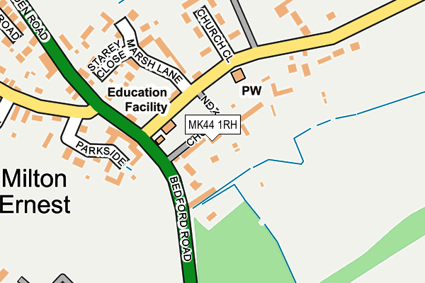 MK44 1RH map - OS OpenMap – Local (Ordnance Survey) MK44 1RH map - OS OpenMap – Local (Ordnance Survey)