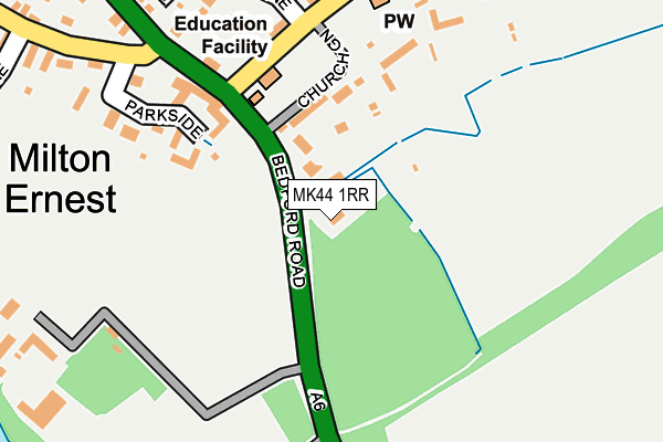 MK44 1RR map - OS OpenMap – Local (Ordnance Survey) MK44 1RR map - OS OpenMap – Local (Ordnance Survey)