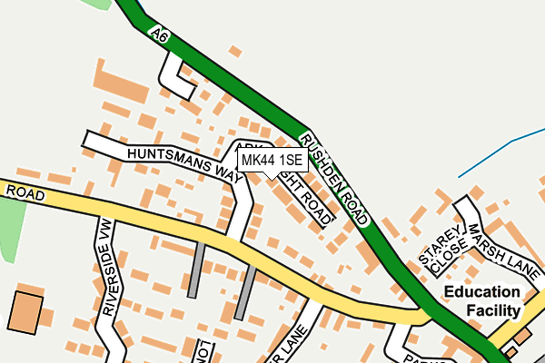 MK44 1SE map - OS OpenMap – Local (Ordnance Survey) MK44 1SE map - OS OpenMap – Local (Ordnance Survey)