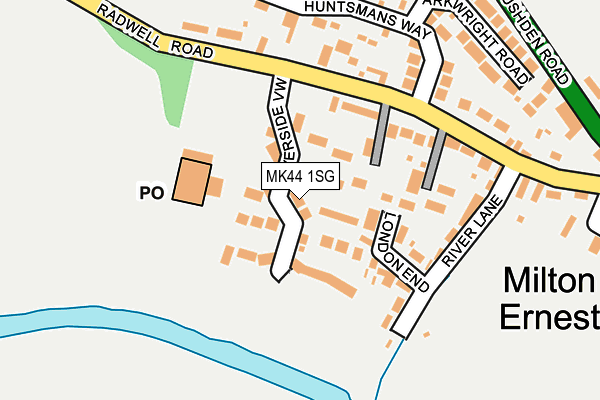 MK44 1SG map - OS OpenMap – Local (Ordnance Survey) MK44 1SG map - OS OpenMap – Local (Ordnance Survey)