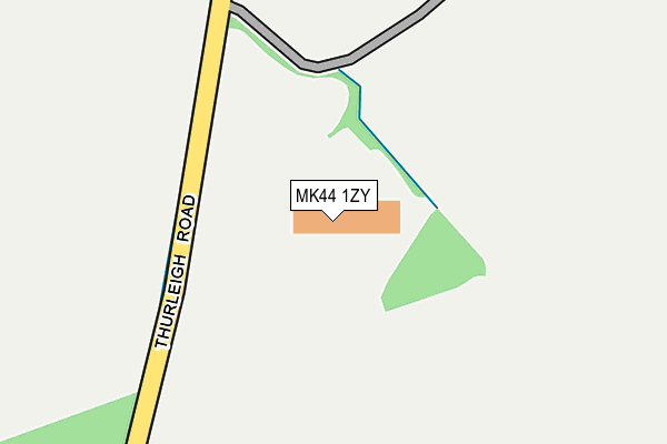 MK44 1ZY map - OS OpenMap – Local (Ordnance Survey) MK44 1ZY map - OS OpenMap – Local (Ordnance Survey)