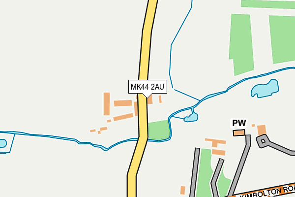 MK44 2AU map - OS OpenMap – Local (Ordnance Survey) MK44 2AU map - OS OpenMap – Local (Ordnance Survey)