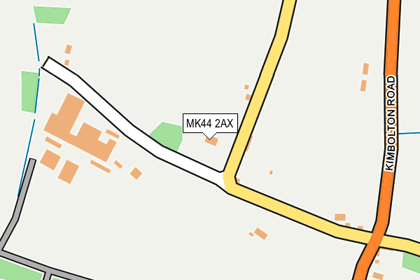 MK44 2AX map - OS OpenMap – Local (Ordnance Survey) MK44 2AX map - OS OpenMap – Local (Ordnance Survey)