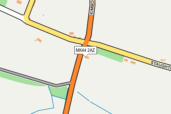 MK44 2AZ map - OS OpenMap – Local (Ordnance Survey) MK44 2AZ map - OS OpenMap – Local (Ordnance Survey)