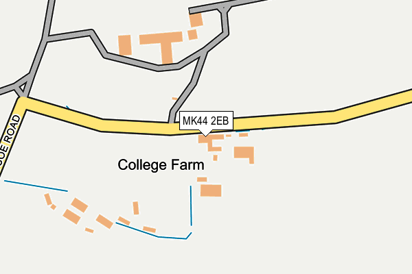 MK44 2EB map - OS OpenMap – Local (Ordnance Survey) MK44 2EB map - OS OpenMap – Local (Ordnance Survey)