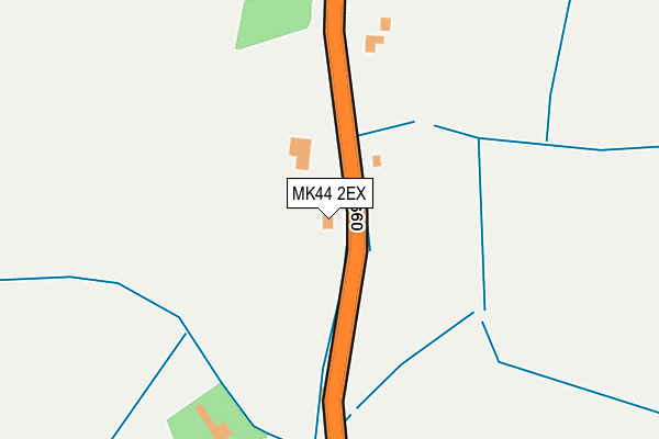 MK44 2EX map - OS OpenMap – Local (Ordnance Survey) MK44 2EX map - OS OpenMap – Local (Ordnance Survey)