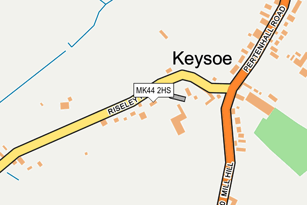 MK44 2HS map - OS OpenMap – Local (Ordnance Survey)