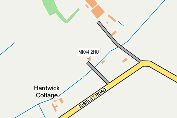 MK44 2HU map - OS OpenMap – Local (Ordnance Survey) MK44 2HU map - OS OpenMap – Local (Ordnance Survey)