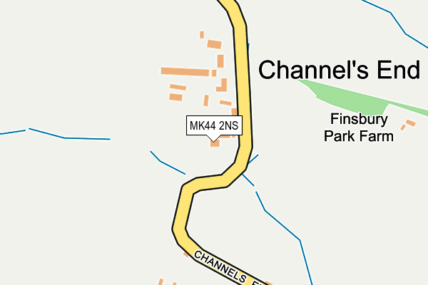 MK44 2NS map - OS OpenMap – Local (Ordnance Survey) MK44 2NS map - OS OpenMap – Local (Ordnance Survey)