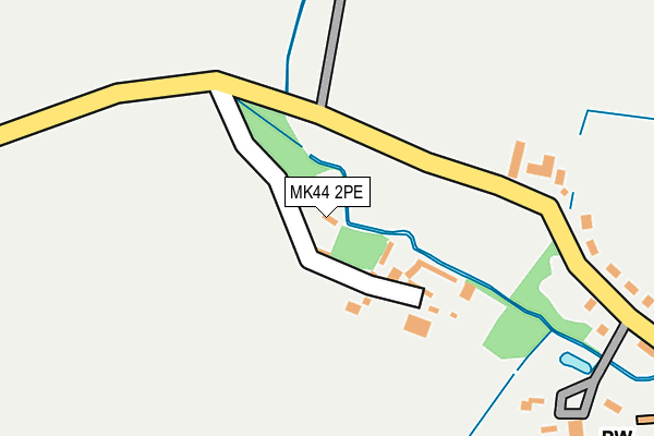 MK44 2PE map - OS OpenMap – Local (Ordnance Survey) MK44 2PE map - OS OpenMap – Local (Ordnance Survey)