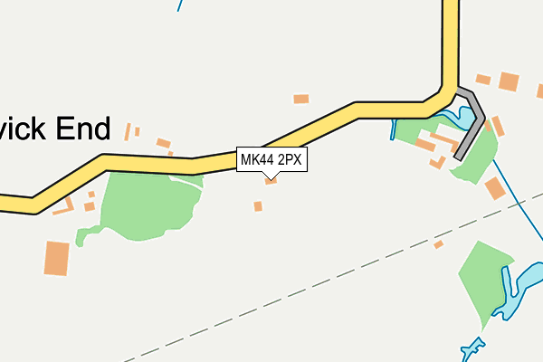 MK44 2PX map - OS OpenMap – Local (Ordnance Survey) MK44 2PX map - OS OpenMap – Local (Ordnance Survey)