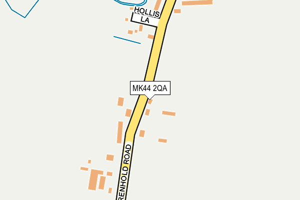 MK44 2QA map - OS OpenMap – Local (Ordnance Survey) MK44 2QA map - OS OpenMap – Local (Ordnance Survey)
