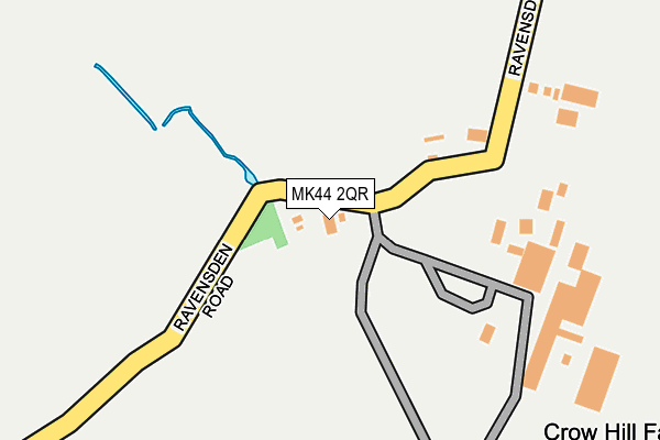 MK44 2QR map - OS OpenMap – Local (Ordnance Survey) MK44 2QR map - OS OpenMap – Local (Ordnance Survey)