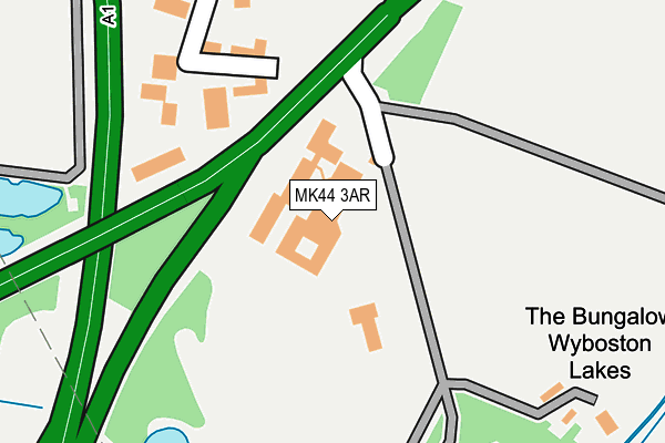 MK44 3AR map - OS OpenMap – Local (Ordnance Survey)