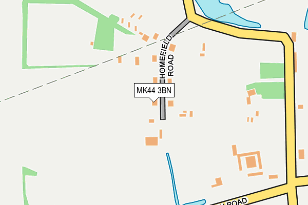 MK44 3BN map - OS OpenMap – Local (Ordnance Survey) MK44 3BN map - OS OpenMap – Local (Ordnance Survey)