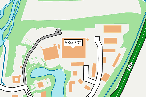 MK44 3DT map - OS OpenMap – Local (Ordnance Survey) MK44 3DT map - OS OpenMap – Local (Ordnance Survey)