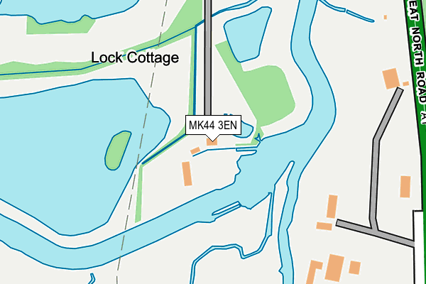 MK44 3EN map - OS OpenMap – Local (Ordnance Survey) MK44 3EN map - OS OpenMap – Local (Ordnance Survey)