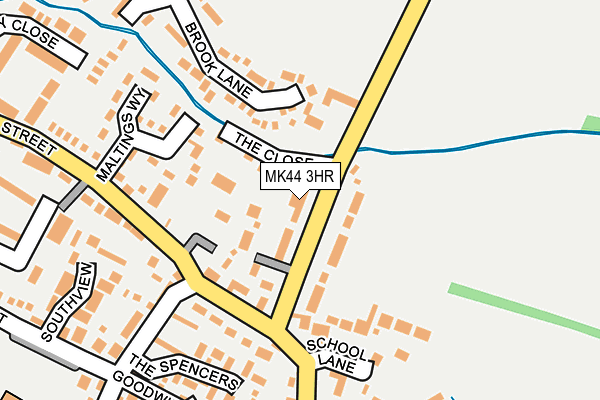 MK44 3HR map - OS OpenMap – Local (Ordnance Survey) MK44 3HR map - OS OpenMap – Local (Ordnance Survey)