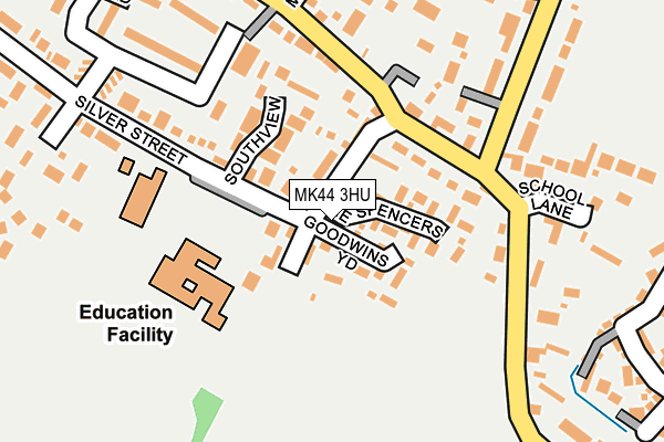 MK44 3HU map - OS OpenMap – Local (Ordnance Survey) MK44 3HU map - OS OpenMap – Local (Ordnance Survey)