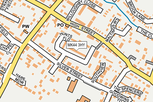 MK44 3HY map - OS OpenMap – Local (Ordnance Survey) MK44 3HY map - OS OpenMap – Local (Ordnance Survey)