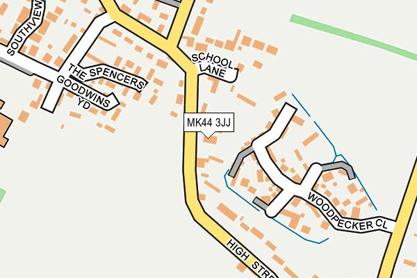 MK44 3JJ map - OS OpenMap – Local (Ordnance Survey) MK44 3JJ map - OS OpenMap – Local (Ordnance Survey)