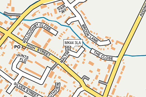 MK44 3LA map - OS OpenMap – Local (Ordnance Survey) MK44 3LA map - OS OpenMap – Local (Ordnance Survey)