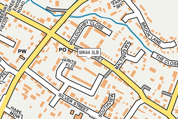 MK44 3LB map - OS OpenMap – Local (Ordnance Survey) MK44 3LB map - OS OpenMap – Local (Ordnance Survey)