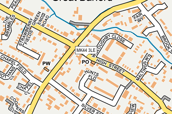 MK44 3LE map - OS OpenMap – Local (Ordnance Survey) MK44 3LE map - OS OpenMap – Local (Ordnance Survey)