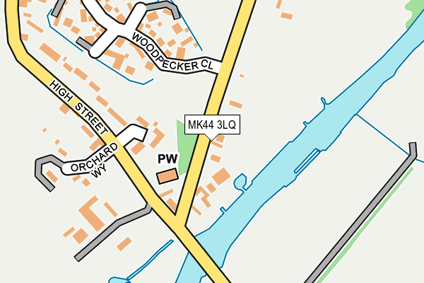 MK44 3LQ map - OS OpenMap – Local (Ordnance Survey) MK44 3LQ map - OS OpenMap – Local (Ordnance Survey)
