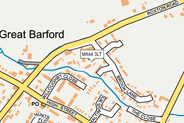 MK44 3LT map - OS OpenMap – Local (Ordnance Survey) MK44 3LT map - OS OpenMap – Local (Ordnance Survey)