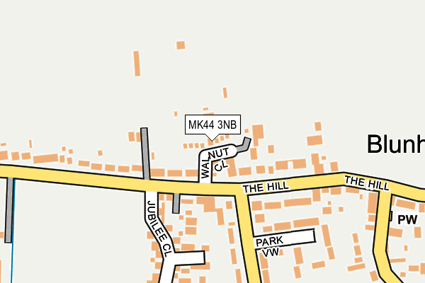 MK44 3NB map - OS OpenMap – Local (Ordnance Survey)