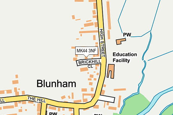MK44 3NF map - OS OpenMap – Local (Ordnance Survey) MK44 3NF map - OS OpenMap – Local (Ordnance Survey)