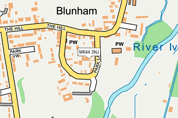 MK44 3NJ map - OS OpenMap – Local (Ordnance Survey) MK44 3NJ map - OS OpenMap – Local (Ordnance Survey)