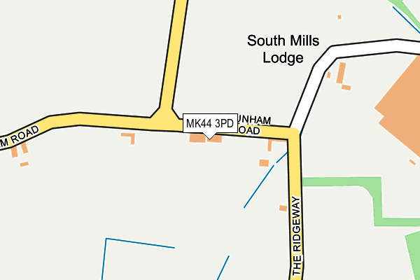 MK44 3PD map - OS OpenMap – Local (Ordnance Survey) MK44 3PD map - OS OpenMap – Local (Ordnance Survey)