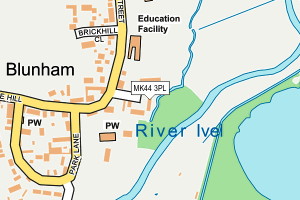 MK44 3PL map - OS OpenMap – Local (Ordnance Survey) MK44 3PL map - OS OpenMap – Local (Ordnance Survey)