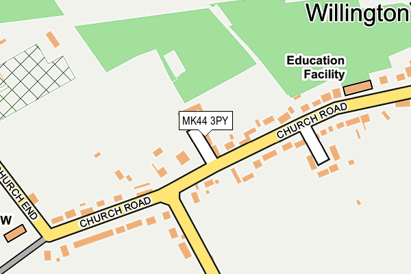 MK44 3PY map - OS OpenMap – Local (Ordnance Survey) MK44 3PY map - OS OpenMap – Local (Ordnance Survey)