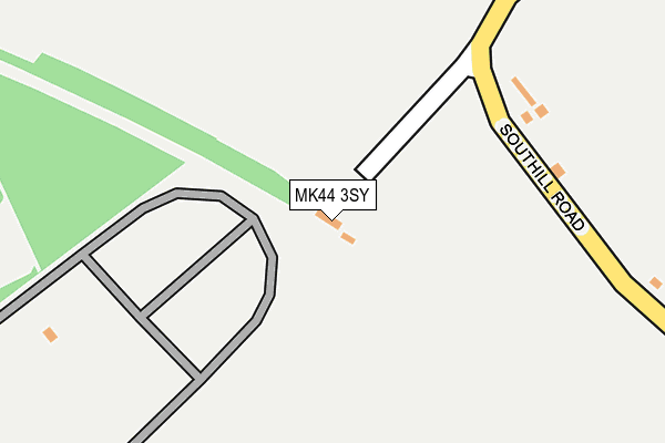MK44 3SY map - OS OpenMap – Local (Ordnance Survey) MK44 3SY map - OS OpenMap – Local (Ordnance Survey)