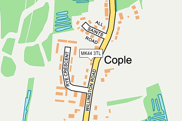 MK44 3TL map - OS OpenMap – Local (Ordnance Survey)