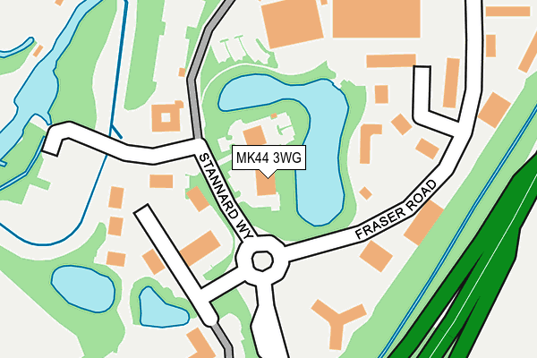 MK44 3WG map - OS OpenMap – Local (Ordnance Survey) MK44 3WG map - OS OpenMap – Local (Ordnance Survey)