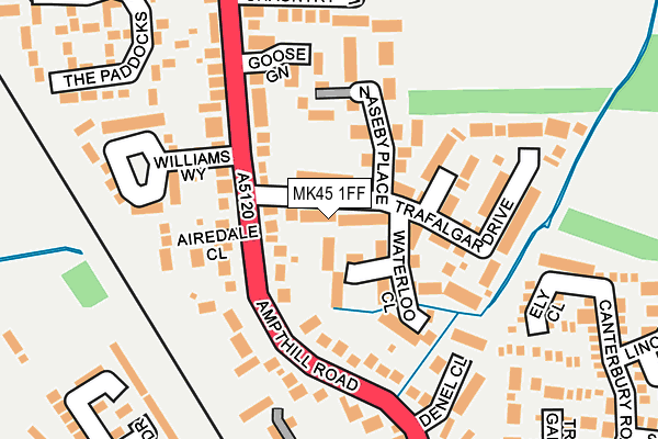 MK45 1FF map - OS OpenMap – Local (Ordnance Survey) MK45 1FF map - OS OpenMap – Local (Ordnance Survey)