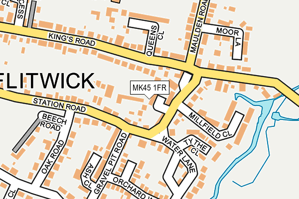MK45 1FR map - OS OpenMap – Local (Ordnance Survey) MK45 1FR map - OS OpenMap – Local (Ordnance Survey)