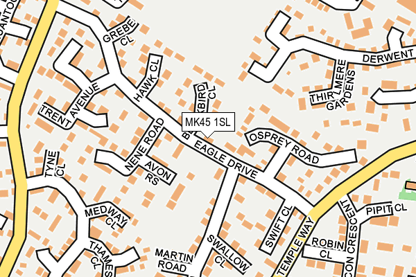 MK45 1SL map - OS OpenMap – Local (Ordnance Survey) MK45 1SL map - OS OpenMap – Local (Ordnance Survey)