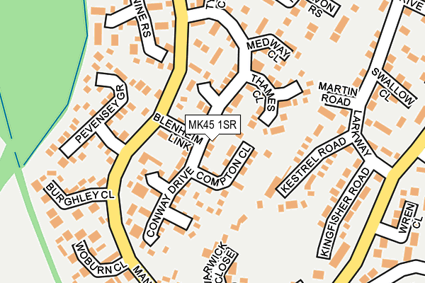 MK45 1SR map - OS OpenMap – Local (Ordnance Survey) MK45 1SR map - OS OpenMap – Local (Ordnance Survey)