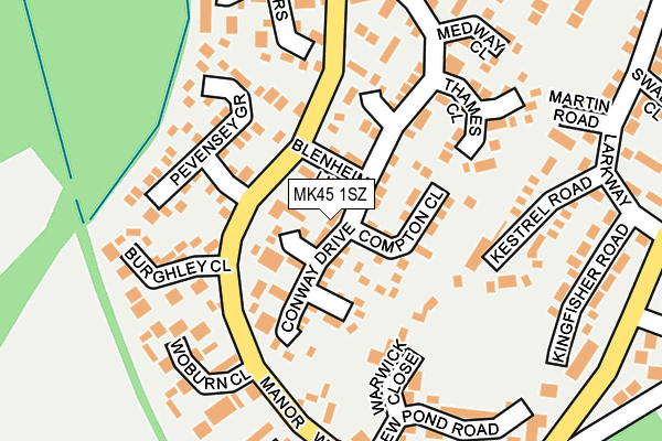 MK45 1SZ map - OS OpenMap – Local (Ordnance Survey) MK45 1SZ map - OS OpenMap – Local (Ordnance Survey)